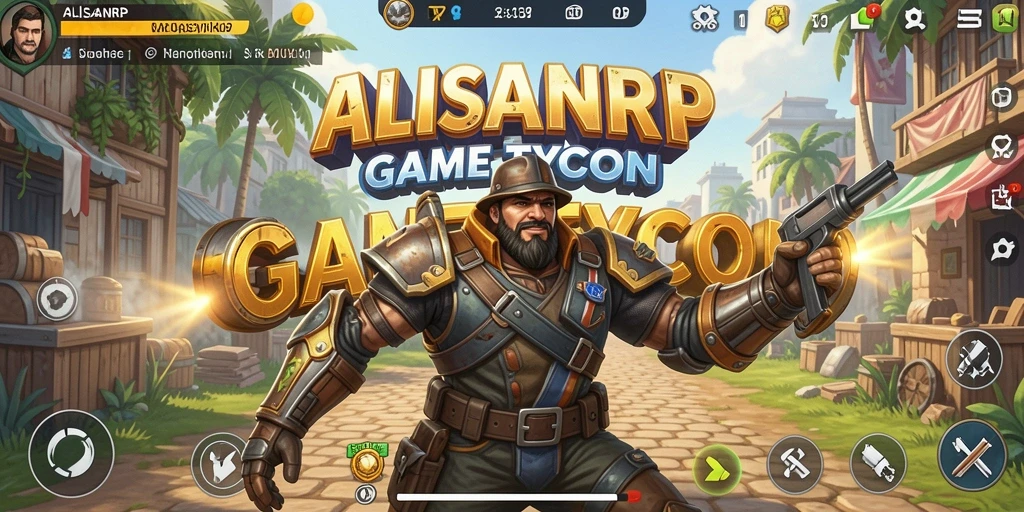 Screenshot gameplay ALISANRP menampilkan keseruan mengelola bisnis Tycoon.