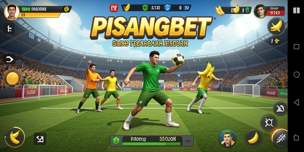 Tangkapan layar utama PISANGBET menampilkan aksi seru dalam gameplay olahraga.
